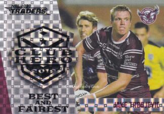 2020 NRL Traders Club Hero Parallel - CHP11 Jake Trbojevic Manly Sea Eagles