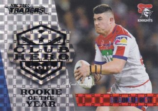 2020 NRL Traders Club Hero Parallel - CHP16 Bradman Best Newcastle Knights