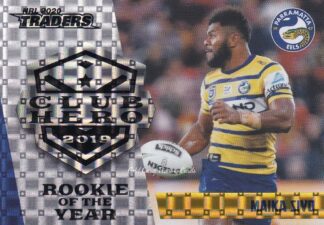 2020 NRL Traders Club Hero Parallel - CHP20 Maika Sivo Parramatta Eels