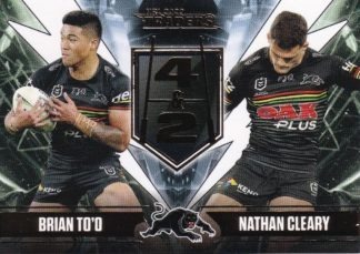 2020 NRL Traders Four & Two - FT6 Brian To'o & Nathan Cleary Penrith Panthers