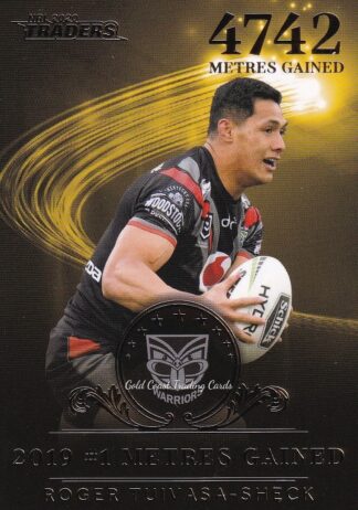 2020 NRL Traders League Leader Gold - LLG1 Roger Tuivasa-Sheck Warriors