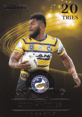 2020 NRL Traders League Leader Gold - LLG7 Maika Sivo Parramatta Eels