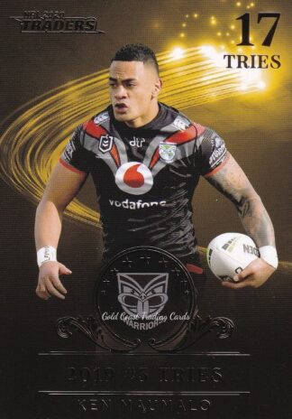 2020 NRL Traders League Leader Gold - LLG9 Ken Maumalo Warriors