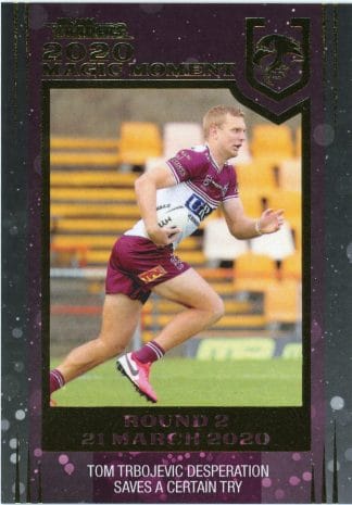 2020 NRL Traders Magic Moment - GPP06 Tom Trbojevic Manly Sea Eagles