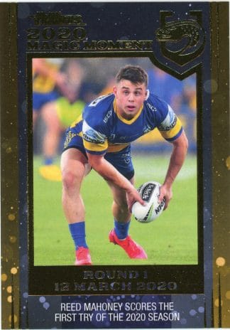 2020 NRL Traders Magic Moment - GPP10 Reed Mahoney Parramatta Eels
