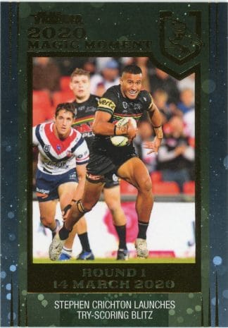 2020 NRL Traders Magic Moment - GPP11 Stephen Crichton Penrith Panthers