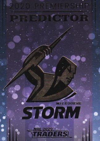 2020 NRL Traders Premiership Predictor - PP07 Melbourne Storm