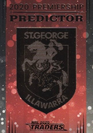 2020 NRL Traders Premiership Predictor - PP13 St George Dragons