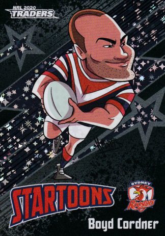 2020 NRL Traders Startoon Black - STB16 Boyd Cordner Sydney Roosters