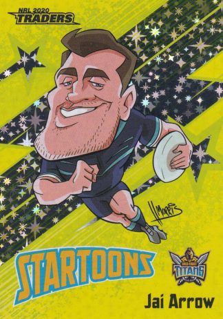 2020 NRL Traders Startoon Yellow - STY06 Jai Arrow Gold Coast Titans