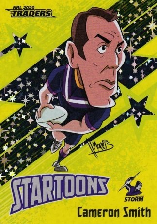 2020 NRL Traders Startoon Yellow - STY08 Cameron Smith Melbourne Storm