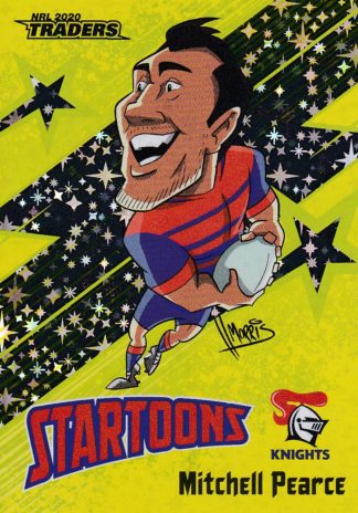 2020 NRL Traders Startoon Yellow - STY09 Mitchell Pearce Newcastle Knights