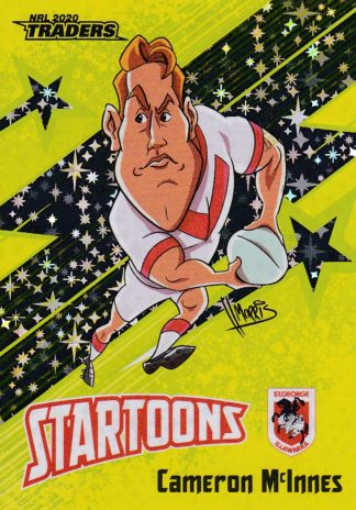 2020 NRL Traders Startoon Yellow - STY15 Cameron McInnes St George Dragons
