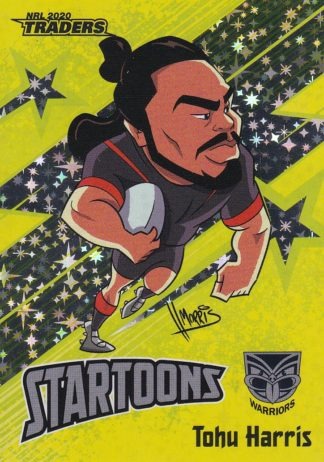 2020 NRL Traders Startoon Yellow - STY17 Tohu Harris Warriors