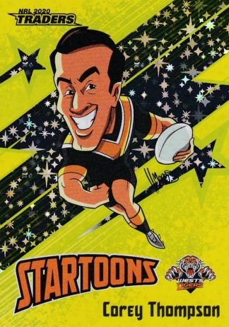 2020 NRL Traders Startoon Yellow - STY18 Corey Thompson West Tigers