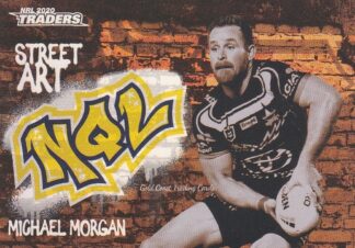 2020 NRL Traders Street Art Bronze - SABR09 Michael Morgan North QLD Cowboys