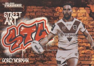 2020 NRL Traders Street Art Bronze - SABR13 Corey Norman St George Dragons
