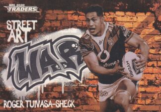 2020 NRL Traders Street Art Bronze - SABR15 Roger Tuivasa-Sheck Warriors