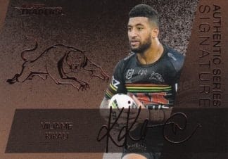 2020 NRL Traders Bronze Signature Series  - ASB11 Viliame Kikau Penrith Panthers