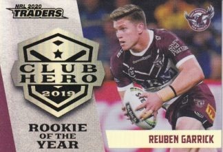 2020 NRL Traders Club Hero - CH12 Reuben Garrick Manly Sea Eagles
