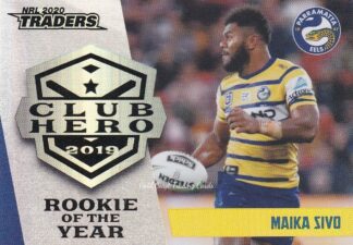 2020 NRL Traders Club Hero - CH20 Maika Sivo Parramatta Eels