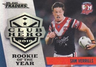 2020 NRL Traders Club Hero - CH28 Sam Verrills Sydney Roosters