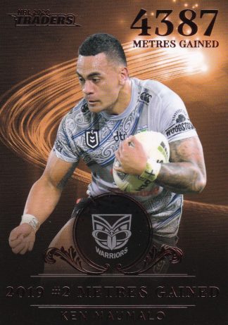 2020 NRL Traders League Leader Bronze - LLB2 Ken Maumalo Warriors
