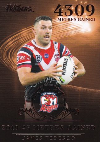 2020 NRL Traders League Leader Bronze - LLB3 James Tedesco Sydney Roosters