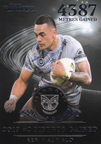 2020 NRL Traders League Leader Silver - LLS2 Ken Maumalo Warriors