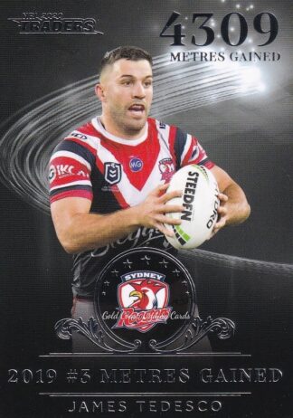 2020 NRL Traders League Leader Silver - LLS3 James Tedesco Sydney Roosters