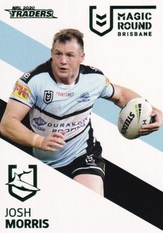 2020 NRL Traders Magic Round Parallel - MRP04 Josh Morris Cronulla Shark