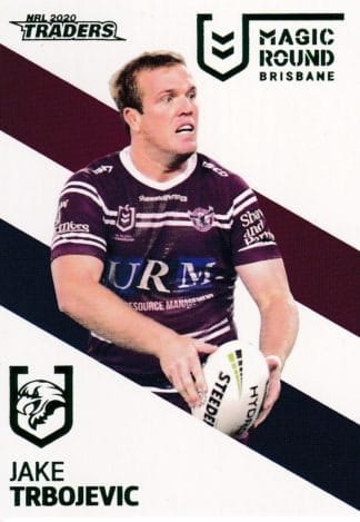 2020 NRL Traders Magic Round Parallel - MRP06 Jake Trbojevic Manly Sea Eagles