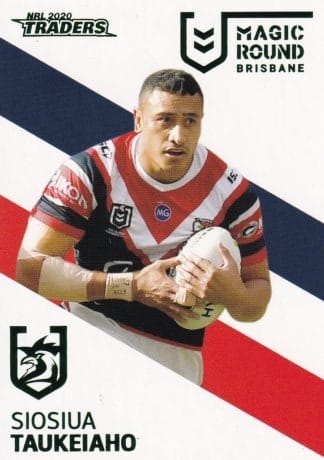 2020 NRL Traders Magic Round Parallel - MRP14 Siosiua Taukeiaho Sydney Roosters