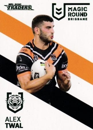 2020 NRL Traders Magic Round Parallel - MRP16 Alex Twal Wests Tigers