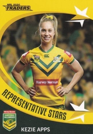 2020 NRL Traders Representative Stars - RS10 Kezie Apps Jillaroos