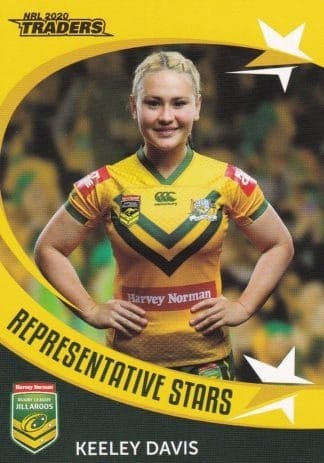 2020 NRL Traders Representative Stars - RS12 Keeley Davis Jillaroos
