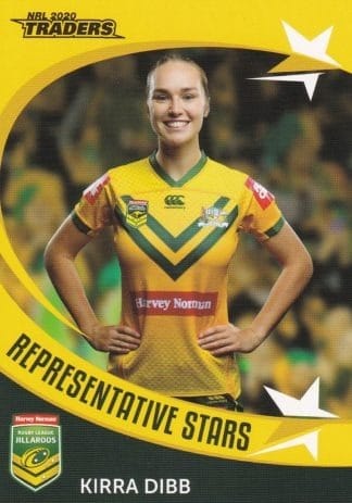 2020 NRL Traders Representative Stars - RS13 Kirra Dibb Jillaroos
