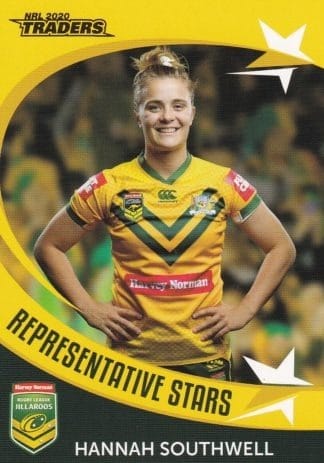 2020 NRL Traders Representative Stars - RS17 Hannah Southwell Jillaroos