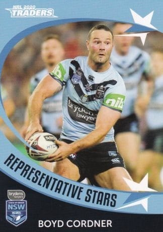 2020 NRL Traders Representative Stars - RS19 Boyd Cordner NSW Blues