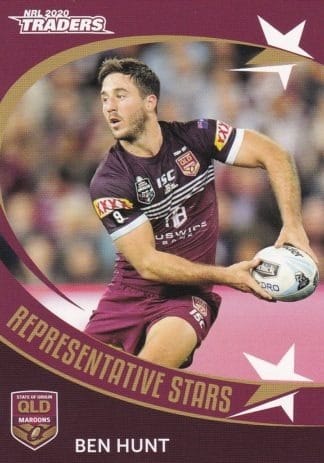 2020 NRL Traders Representative Stars - RS30 Ben Hunt QLD Maroons