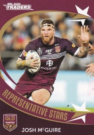 2020 NRL Traders Representative Stars - RS32 Josh McGuire QLD Maroons