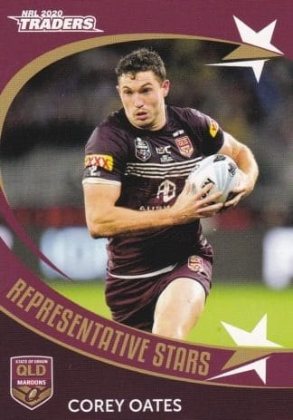 2020 NRL Traders Representative Stars - RS35 Corey Oates QLD Maroons