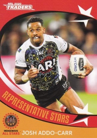 2020 NRL Traders Representative Stars - RS37 Josh Addo-Carr Indigenous All Stars