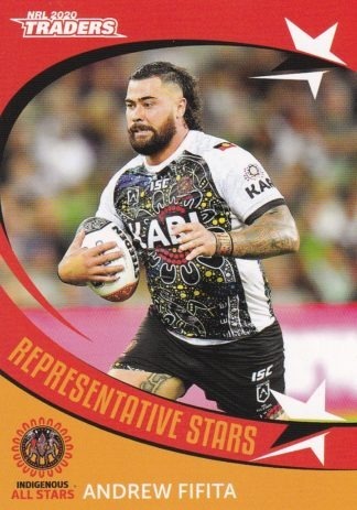 2020 NRL Traders Representative Stars - RS38 Andrew Fifita Indigenous All Stars