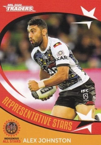 2020 NRL Traders Representative Stars - RS39 Alex Johnston Indigenous All Stars