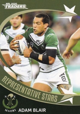 2020 NRL Traders Representative Stars - RS46 Adam Blair Maori All Stars