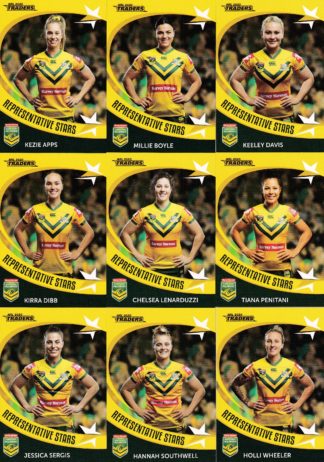2020 NRL Traders Representative Star - Jillaroos Team Set