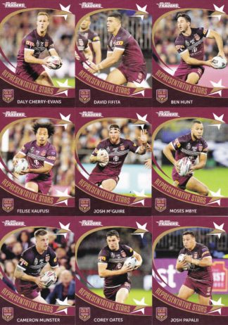 2020 NRL Traders Representative Star - QLD Origin Team Set