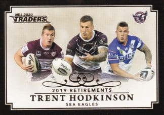 2020 NRL Traders Retirement - R04 Trent Hodkinson Manly Sea Eagles