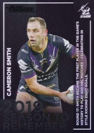 2020 NRL Traders Season To Remember - SR21 Cameron Smith Melbourne Storm